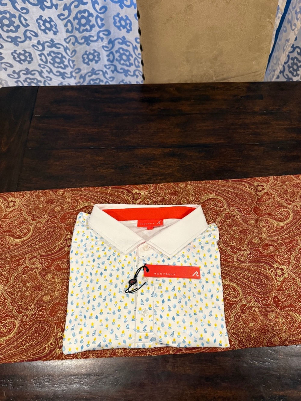 Redvanly Men’s XXL Ashland Bright White Performance Polo MSRP $110